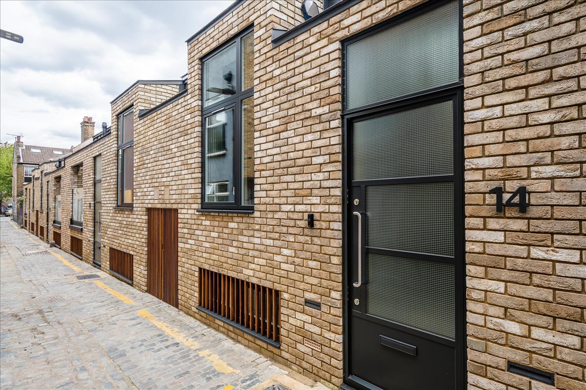 Three bed mews house development with architecturally designed interiors for rent e2