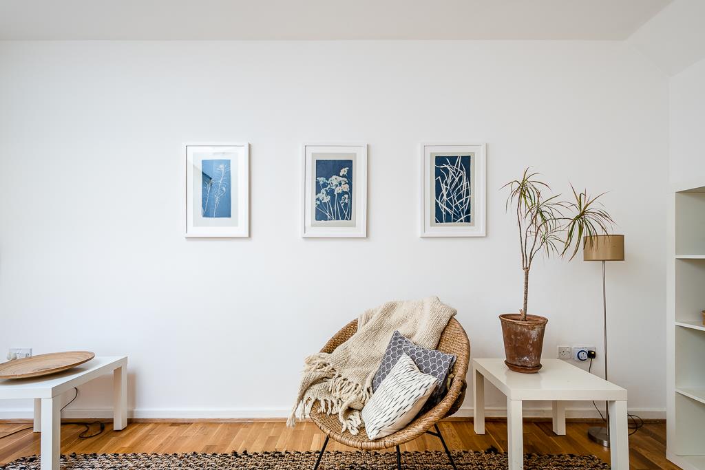 Split level one bedroom apartment with terrace and off street parking for sale in WC1