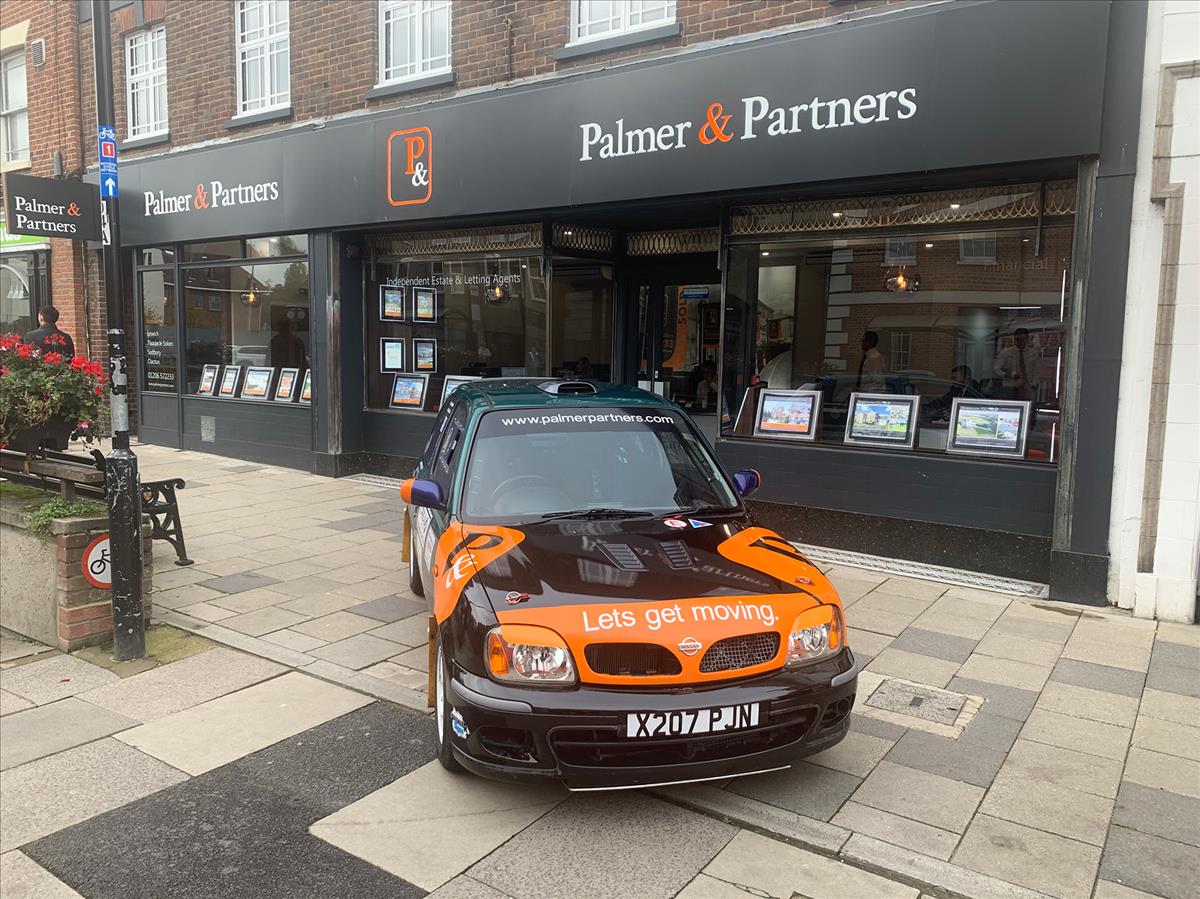 Palmer and Partners. Colchester estate and lettings agent car 