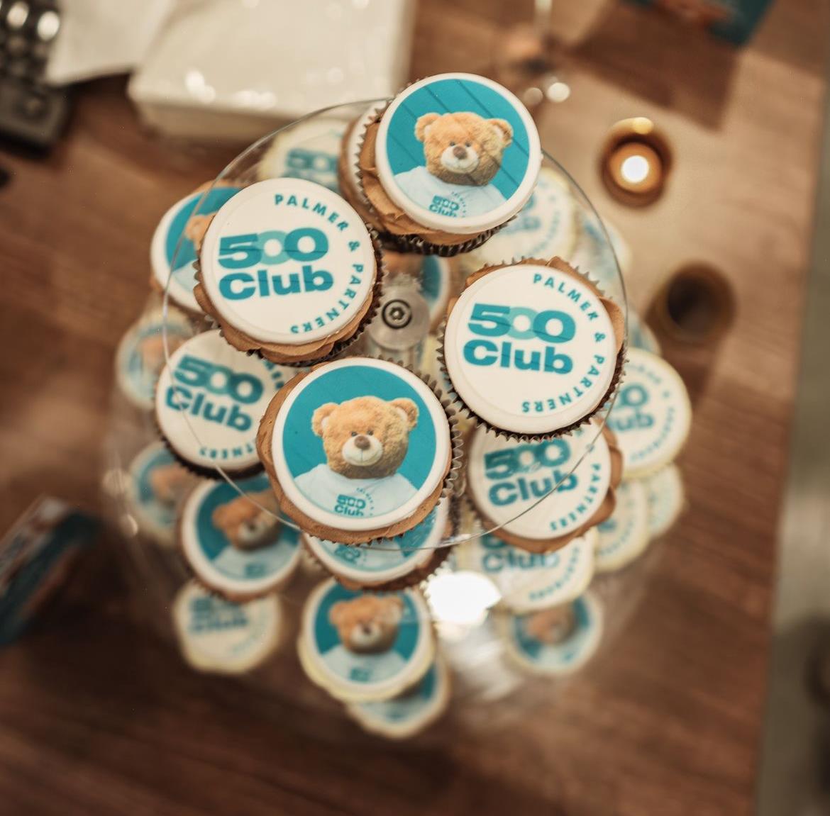 500 Club cupcakes