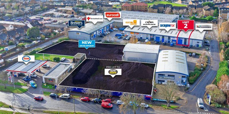 warehouse unit to let - kingfisher business park London Road, Bedford, Bedfordshire - RAB Commercial Property