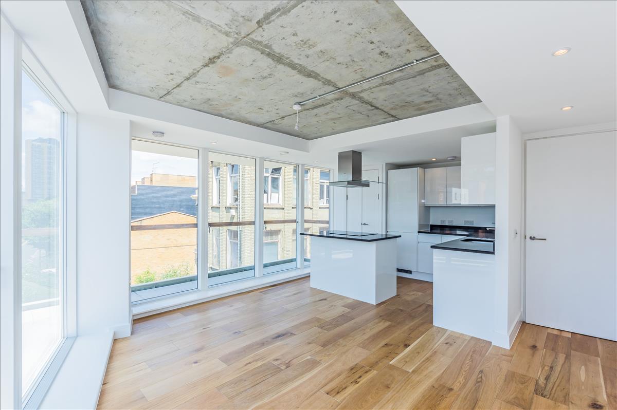 New build apartment London Fields open plan kitchen living room