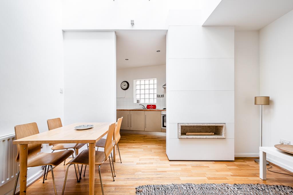 Split level one bedroom apartment with terrace and off street parking for sale in WC1