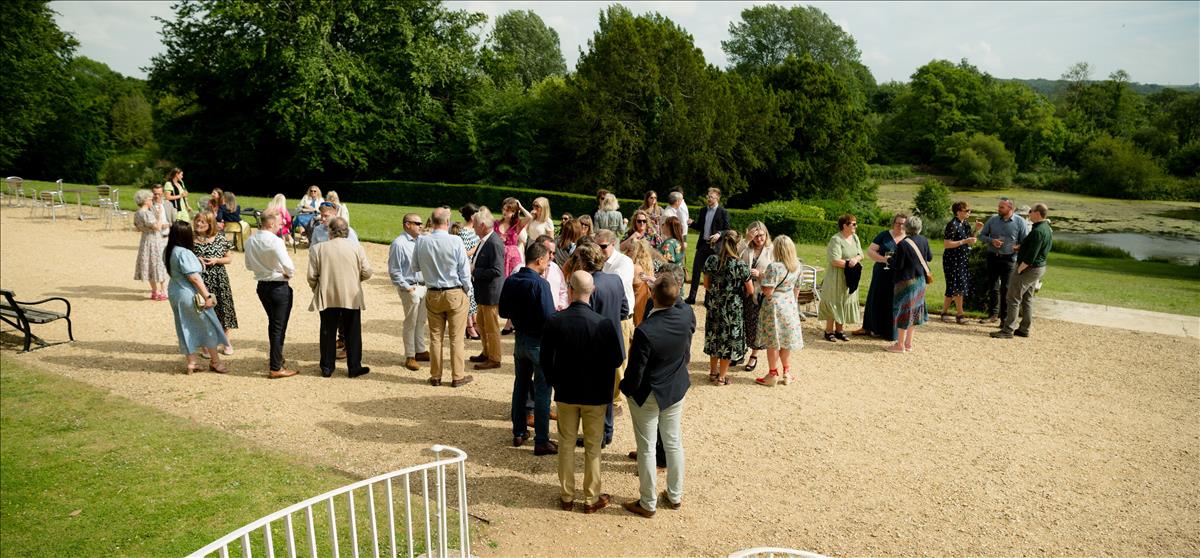 Image of staff attending an event