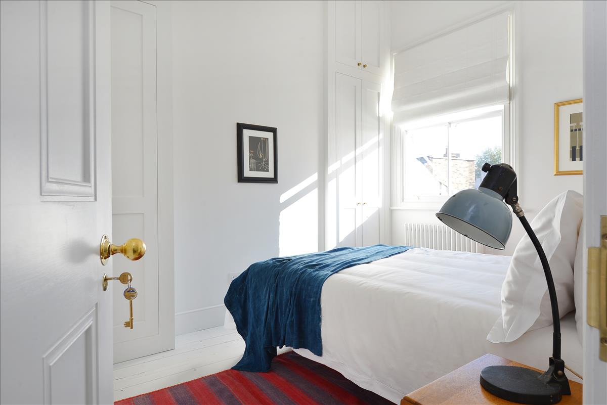 architecturally designed two bedroom, two bathroom split level apartment with courtyard garden on historic Columbia Road