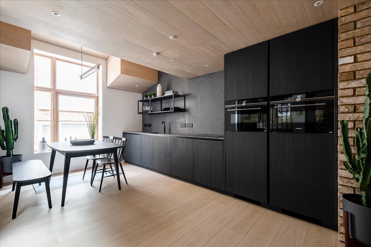 Three bed mews house development with architecturally designed interiors for rent e2