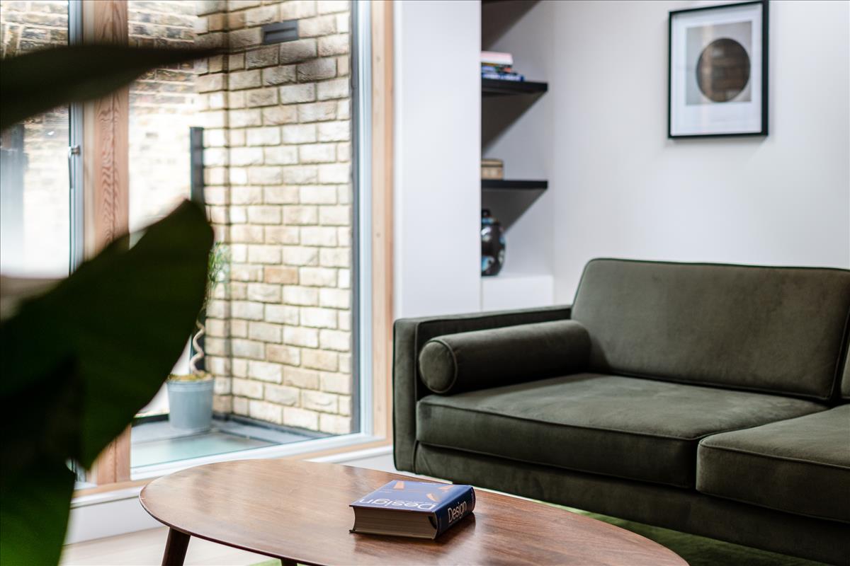 Three bed mews house development with architecturally designed interiors for rent e2