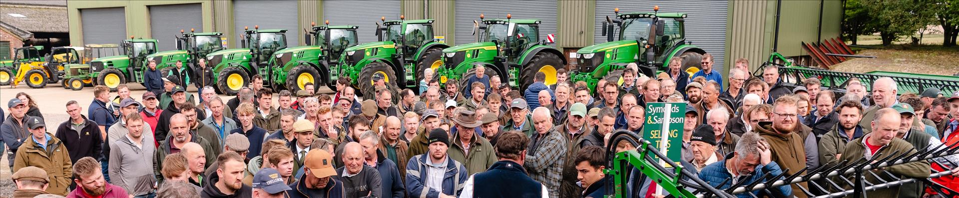 agricultural auction farm sale of tractors and machinery