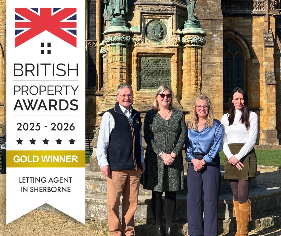 Symonds & Sampson British Property Award for Best Letting Agent in Sherborne, Dorset