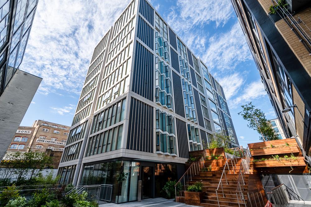 This beautifully presented bright and spacious three-bedroom apartment is on the third floor of the sought-after Long & Waterson development just moments from Columbia Road and Shoreditch High Street.