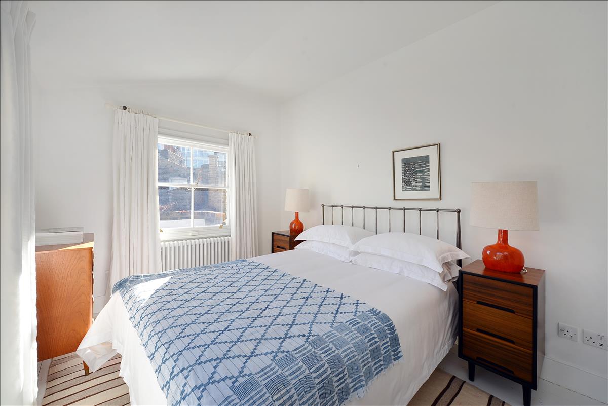 architecturally designed two bedroom, two bathroom split level apartment with courtyard garden on historic Columbia Road