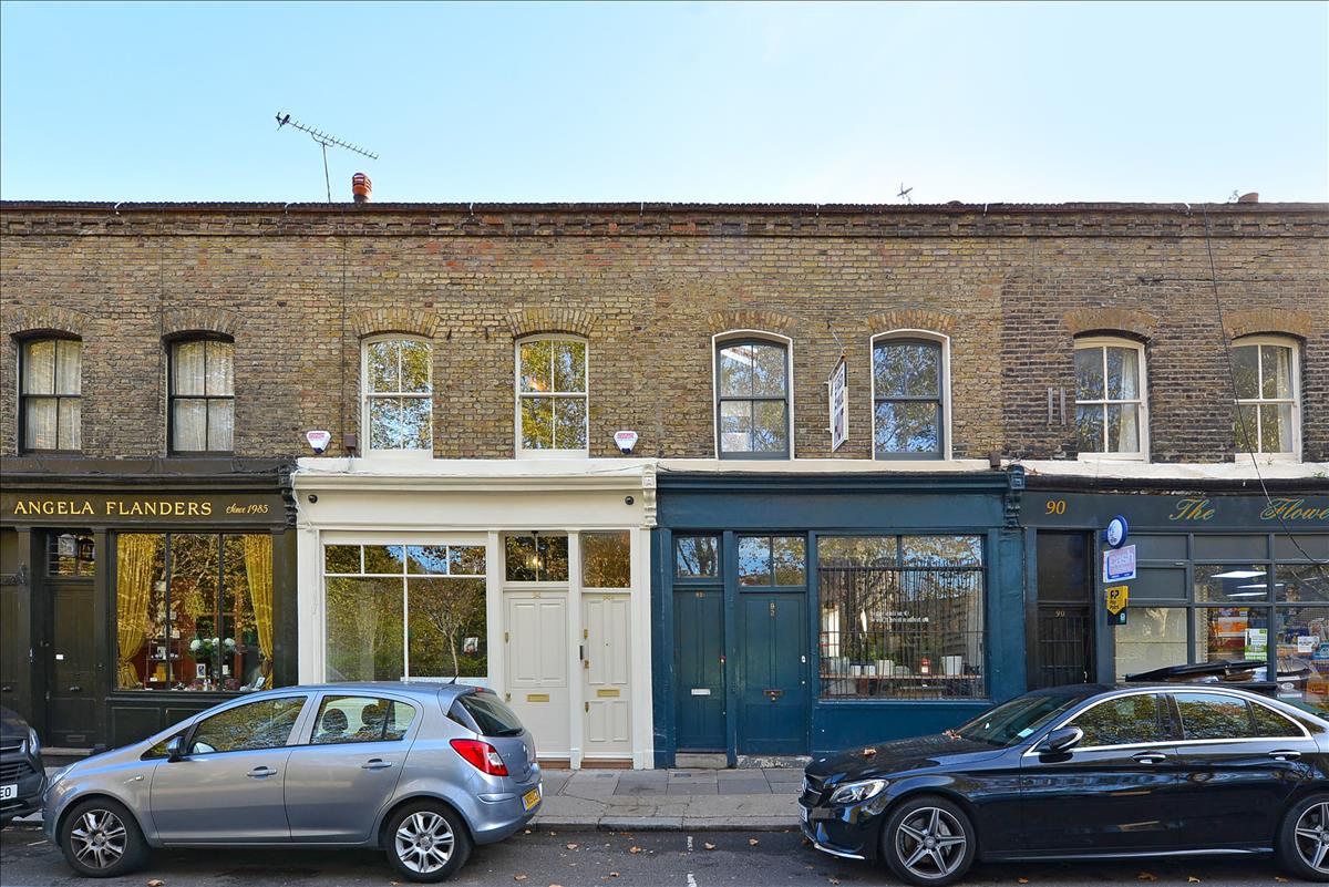 architecturally designed two bedroom, two bathroom split level apartment with courtyard garden on historic Columbia Road