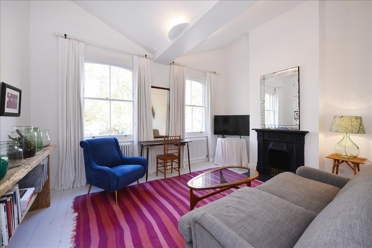 architecturally designed two bedroom, two bathroom split level apartment with courtyard garden on historic Columbia Road