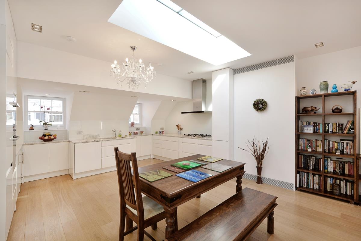 penthouse, interior design, kitchen