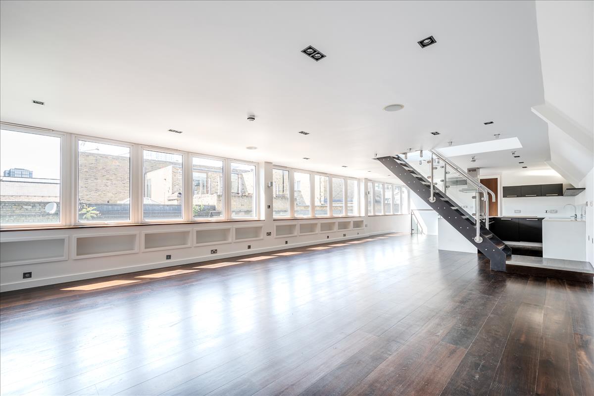 incredible duplex penthouse for rent on charlotte road ec2a