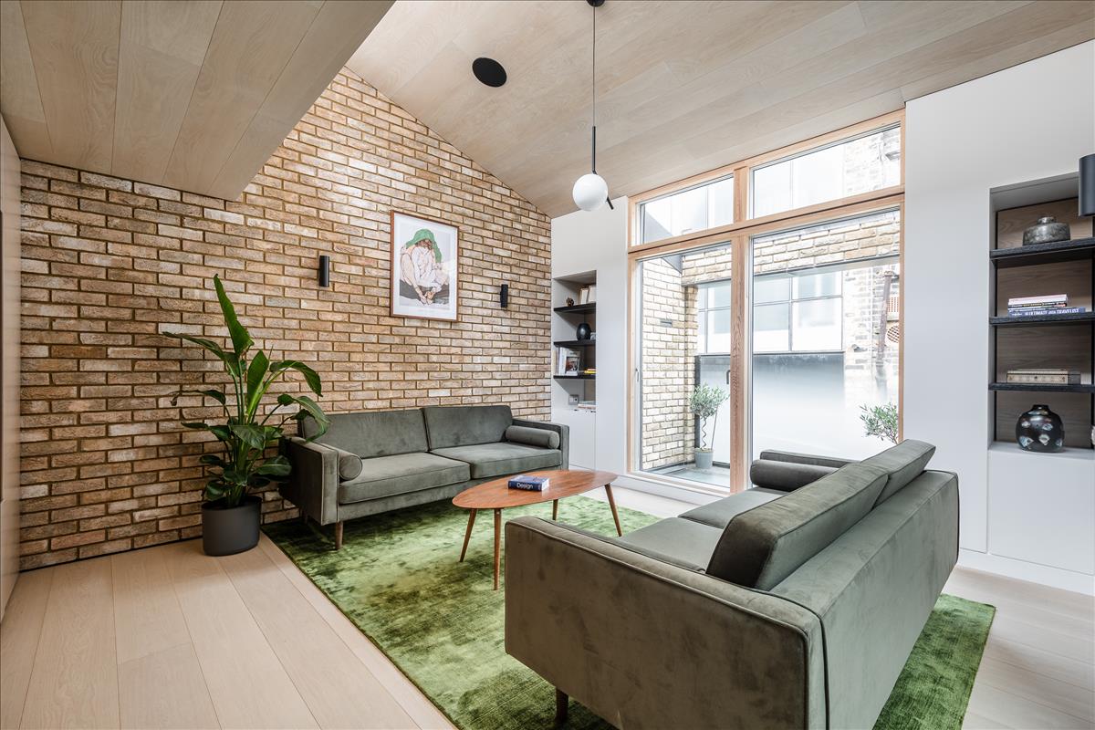 Three bed mews house development with architecturally designed interiors for rent e2