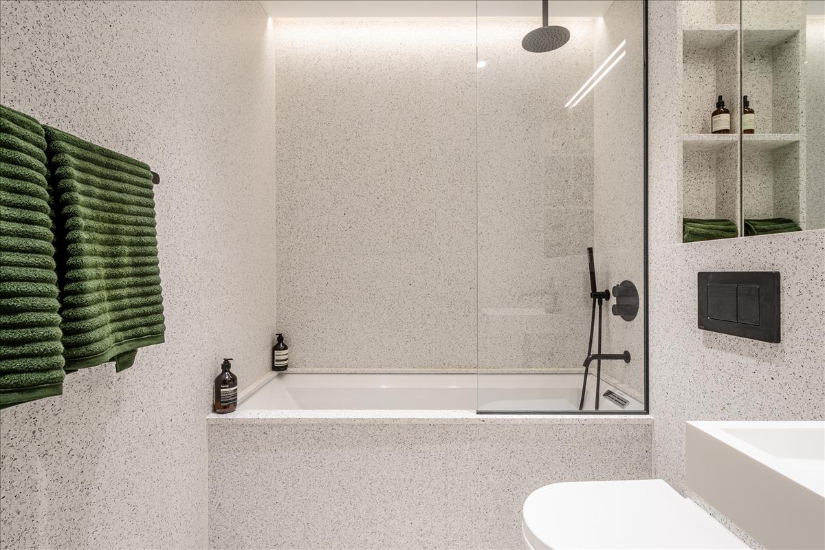 Three bed mews house development with architecturally designed interiors for rent e2