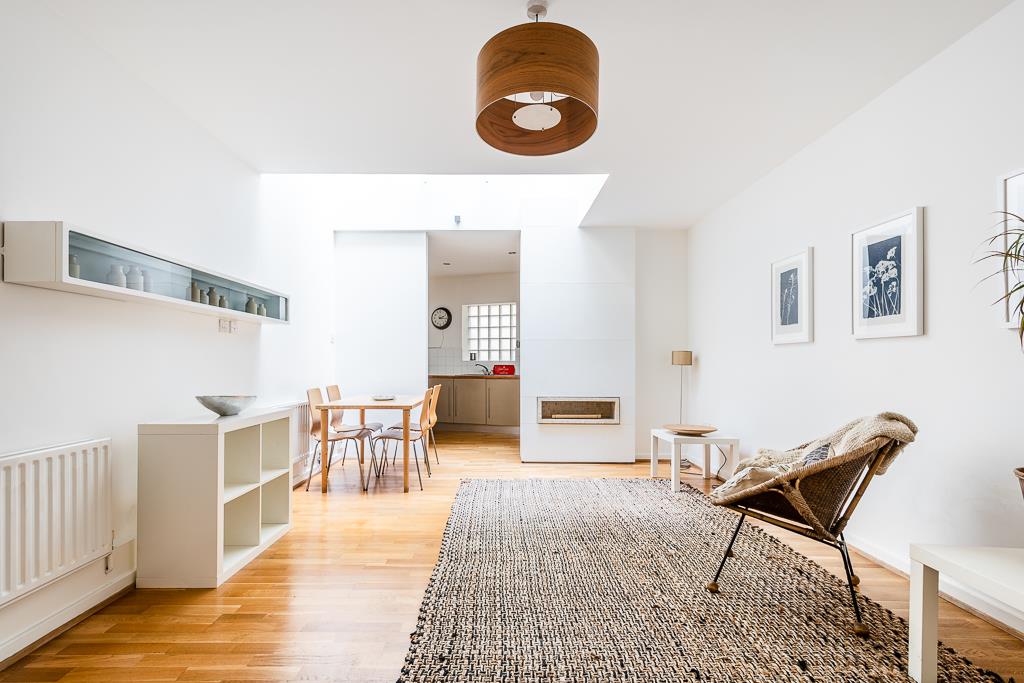 Split level one bedroom apartment with terrace and off street parking for sale in WC1