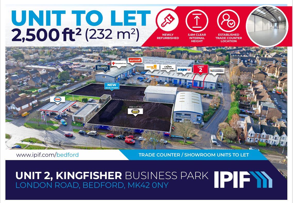 warehouse unit to let - kingfisher business park, Bedford, Bedfordshire - RAB Commercial Property