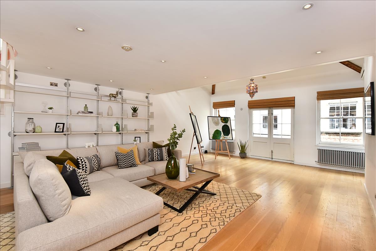 Penthouse for sale in converted Victorian warehouse