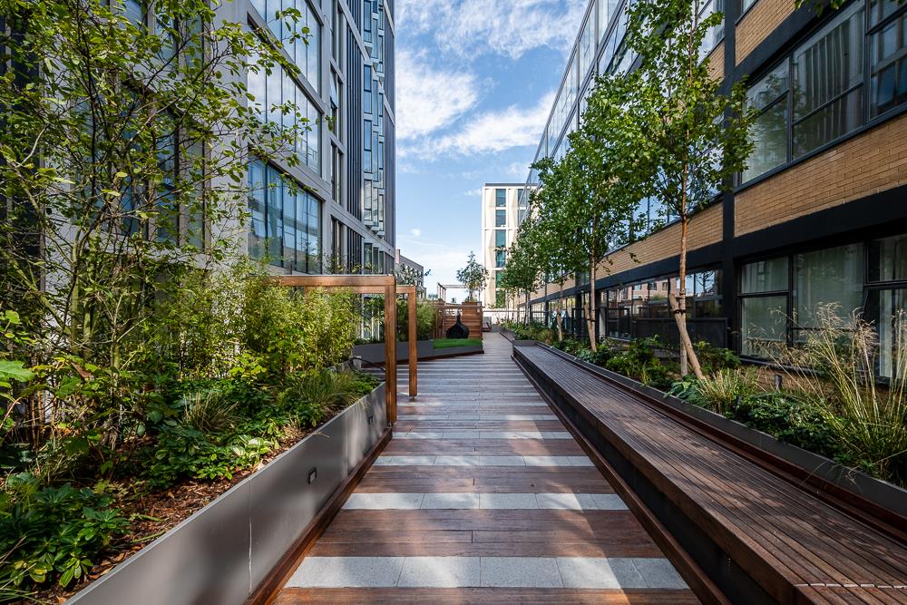 This beautifully presented bright and spacious three-bedroom apartment is on the third floor of the sought-after Long & Waterson development just moments from Columbia Road and Shoreditch High Street.
