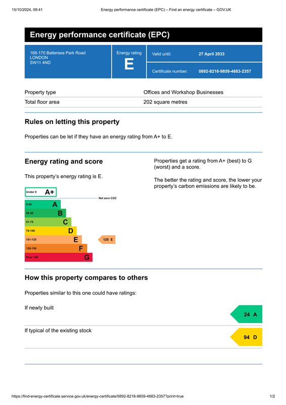 property epc