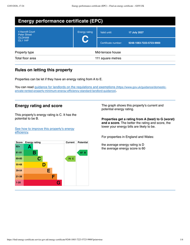 property epc