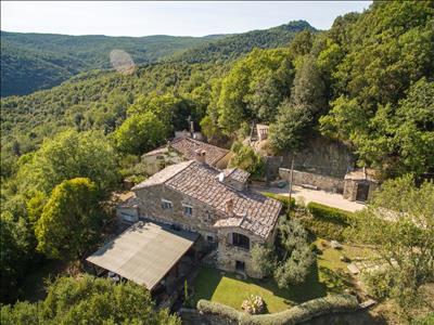 Abode Italian real estate, Villa Giulia, Todi, aerial 2