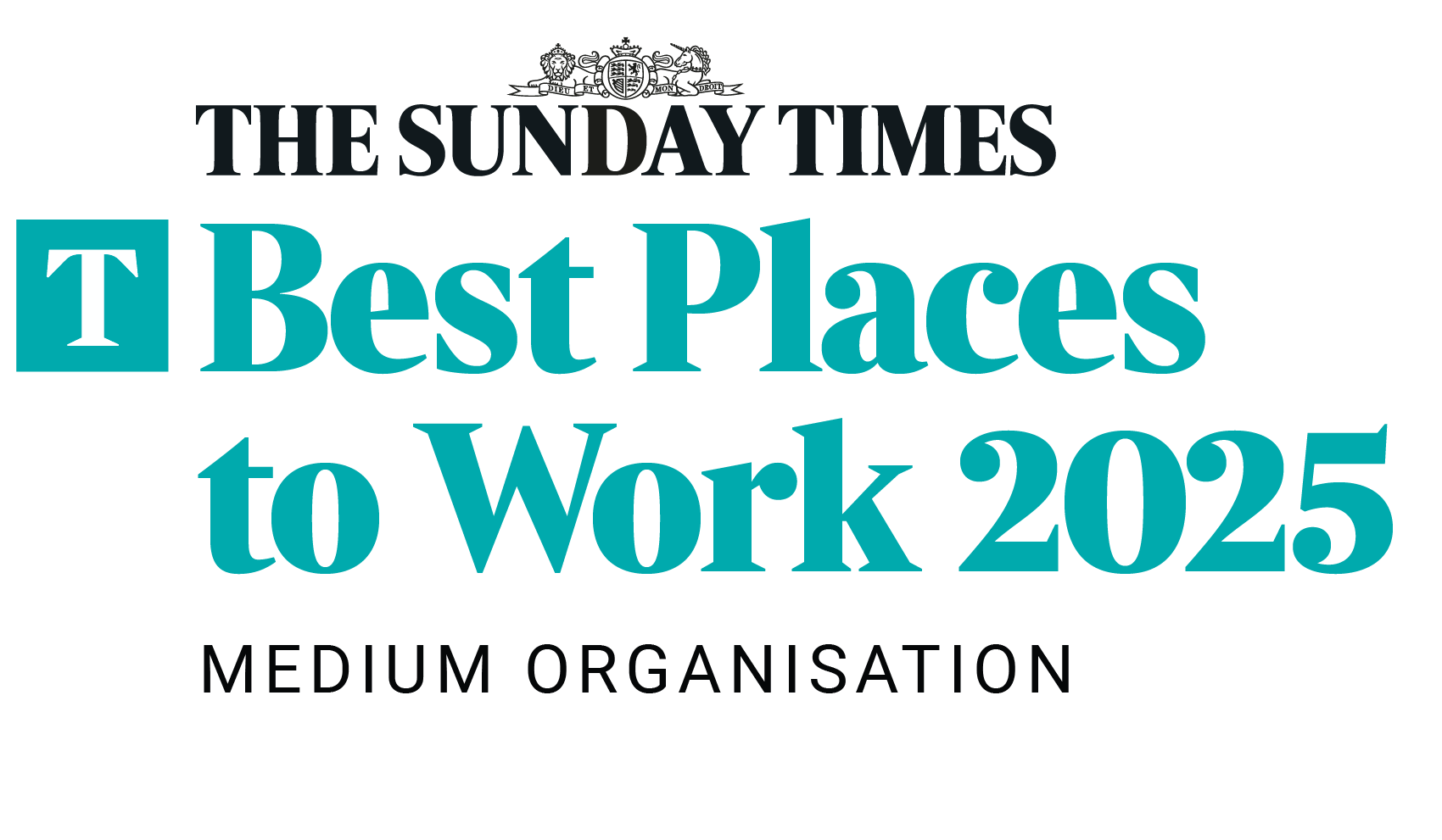 The Sunday Times Best Places to Work 2025 - Medium Organisation