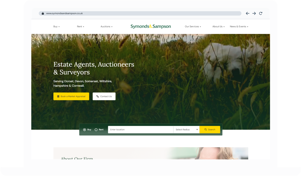 Symonds & Sampson Website Case Study