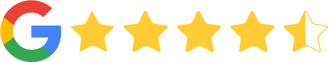 4.5 ★ Google Rating
