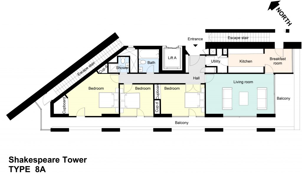 Type 8A Barbican flat