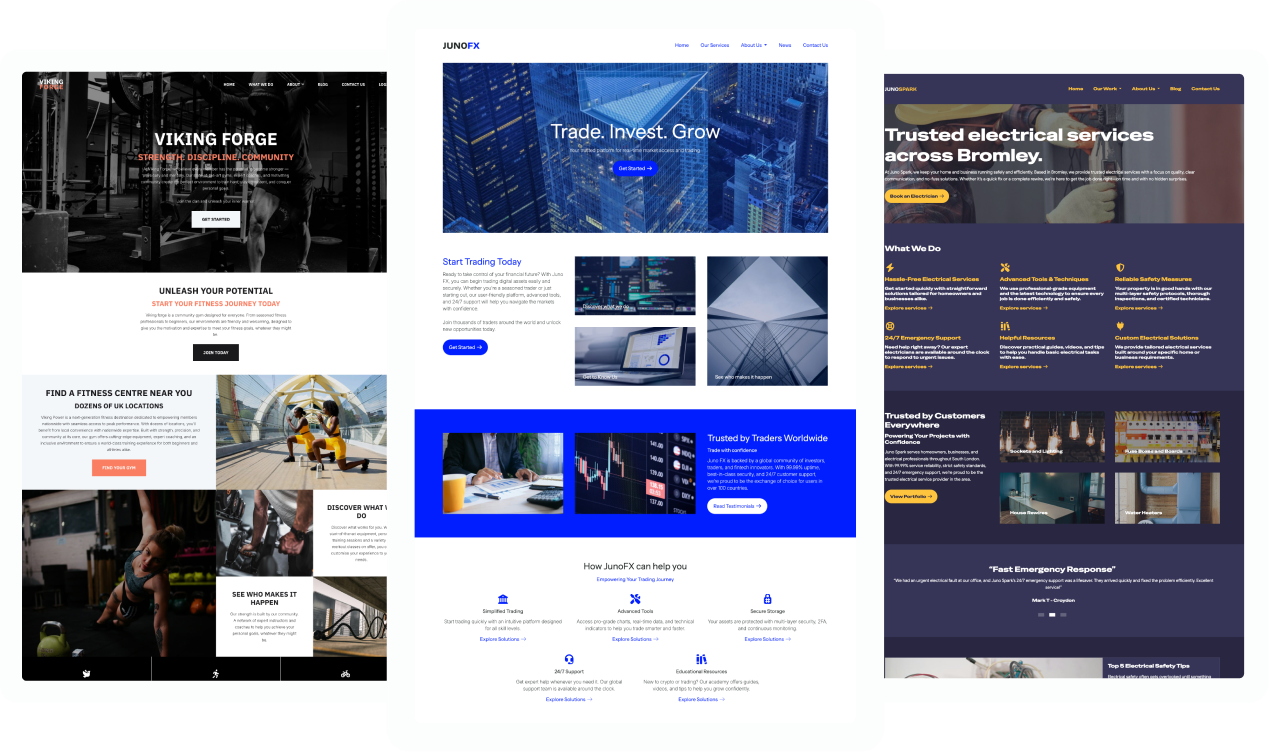 Small Business Website Themes