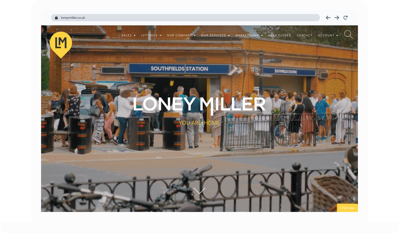 Loney Miller Estate Agent Website Case Study