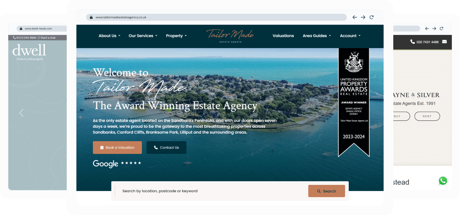 Estate Agent Website Portfolio