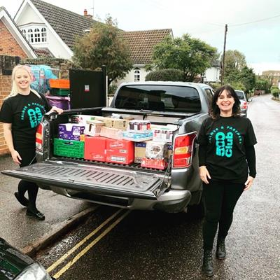 Colchester estate agent, Palmer and Partners helping the food bank.