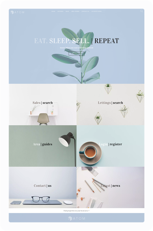 Xenon Estate Agent Website Theme